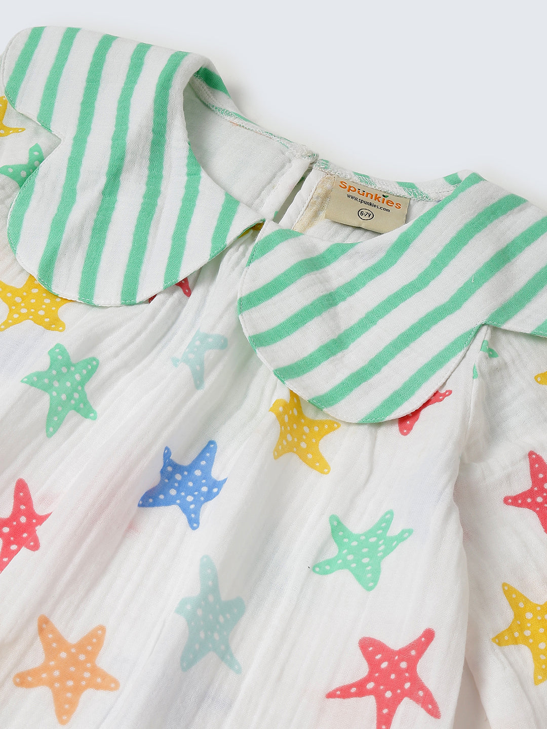 Peter Pan Star Print Dress