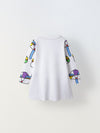 White Printed Play Dress