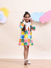 Interlock Dress with Bow-tie
