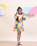 Interlock Dress with Bow-tie