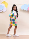 Interlock Dress with Bow-tie