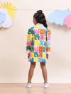 Interlock Dress with Bow-tie