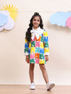 Interlock Dress with Bow-tie