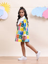 Interlock Dress with Bow-tie