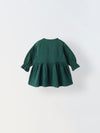 Green Bow Cotton Gauze Dress