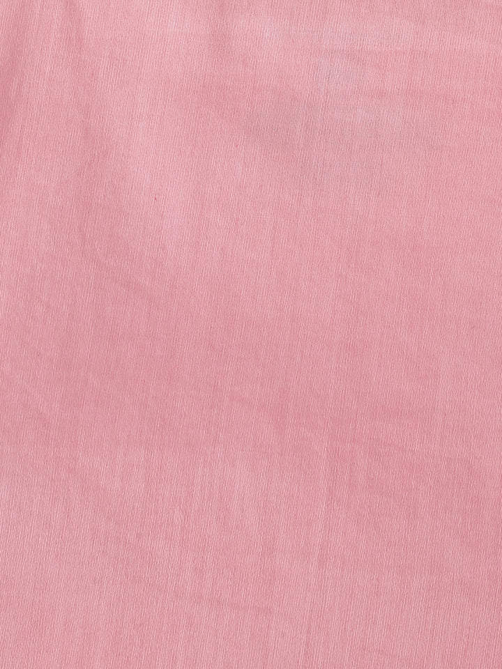 Infant Girls' Pink Sleeveless Bow-Tie Cotton Dress