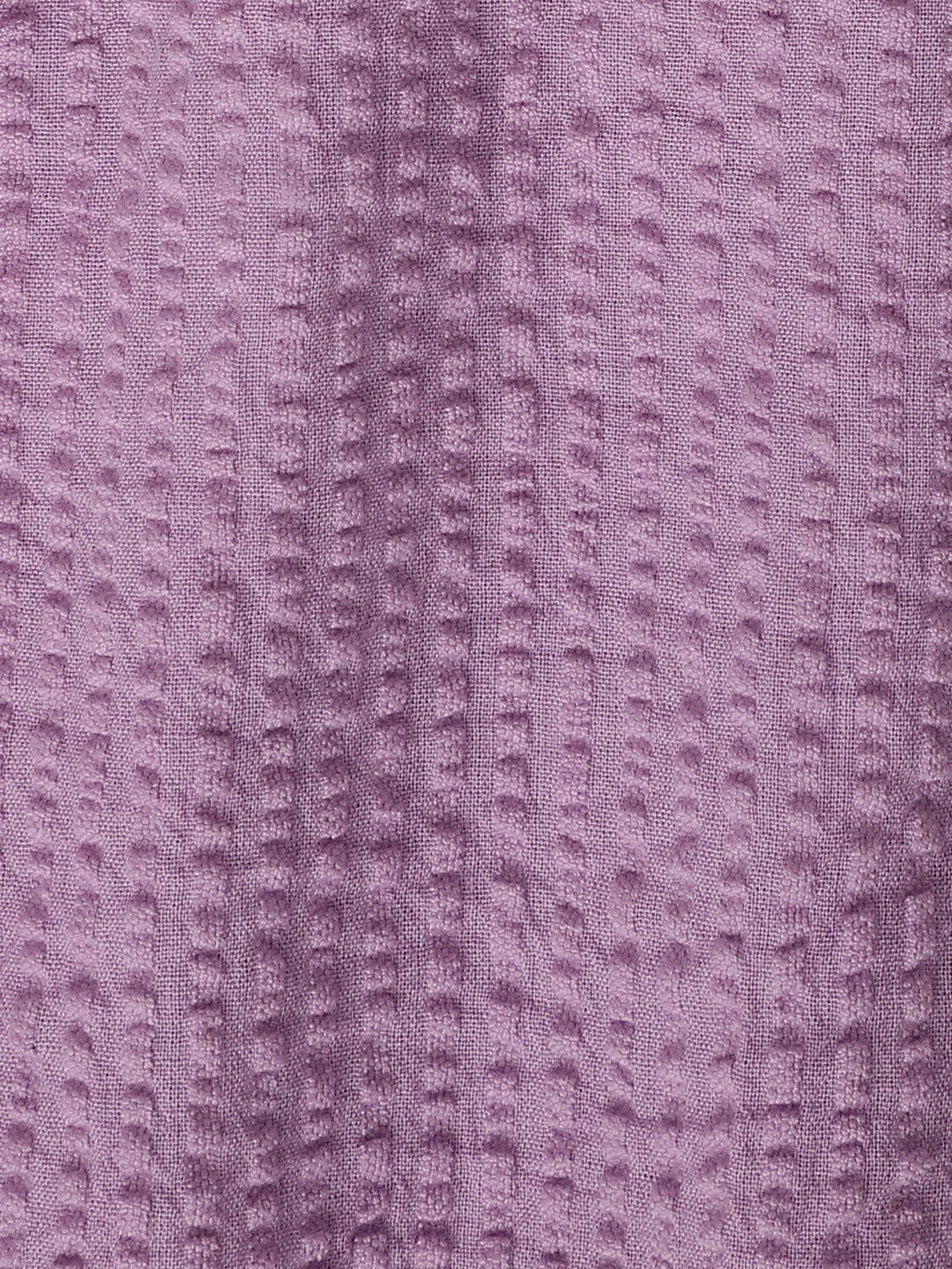 Infant Girls' Lavender Sleeveless Ruffled Cotton Dress