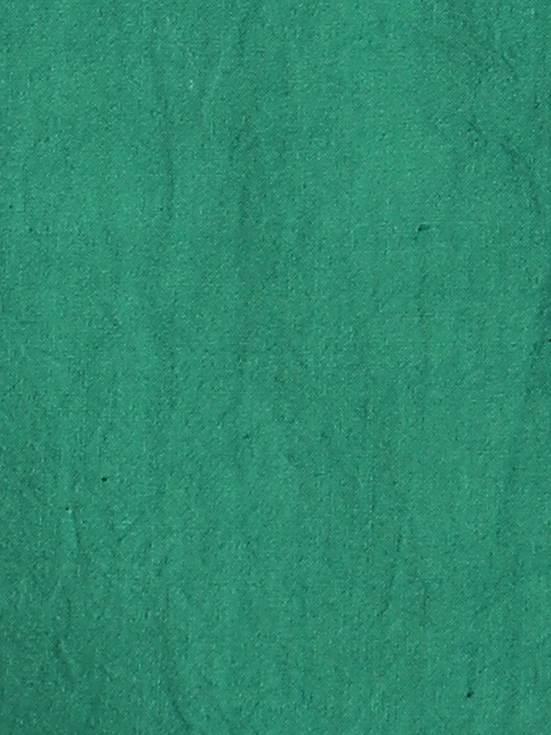 Green Cotton Round Neck Schiffli Dress For Girls