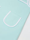 Spunkies Mint Green Girls Solid Square Neck Sleeveless A-Line Dress