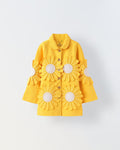 Yellow Sunflower Embellished Jacket