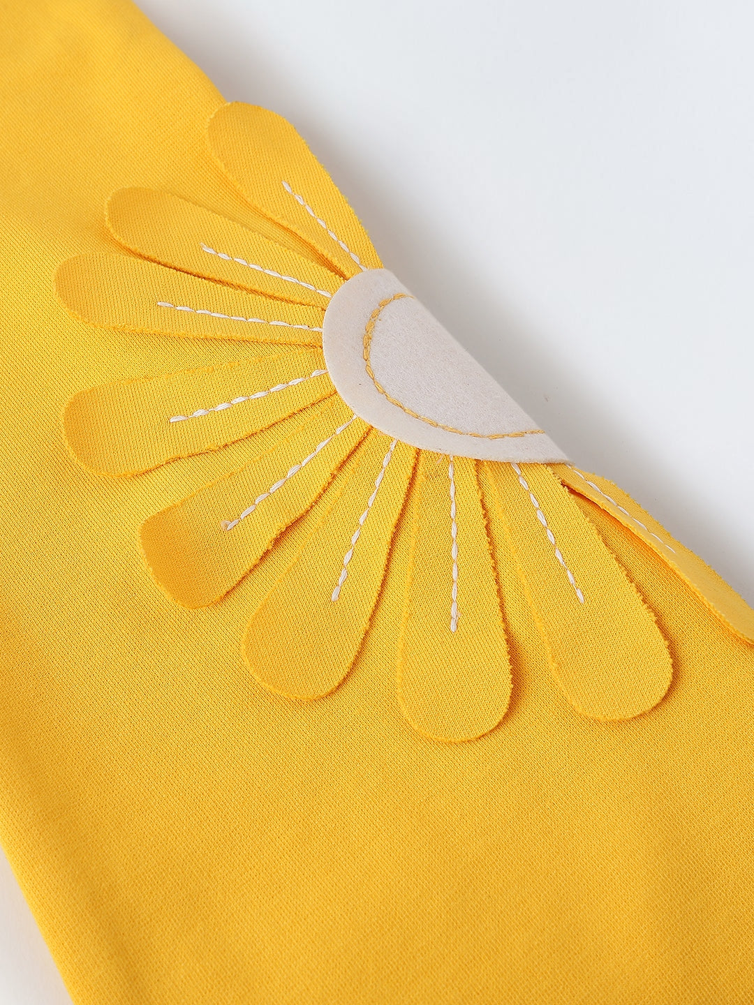 Yellow Sunflower Embellished Jacket