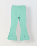 Spunkies Girls Green Cotton Ribbed Legging