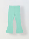 Spunkies Girls Green Cotton Ribbed Legging