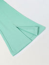 Spunkies Girls Green Cotton Ribbed Legging