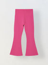 Spunkies Girls Pink Cotton Ribbed Legging