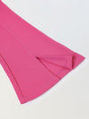 Spunkies Girls Pink Cotton Ribbed Legging