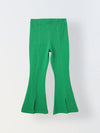 Spunkies Girls Green Cotton Ribbed Legging