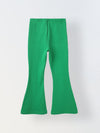 Spunkies Girls Green Cotton Ribbed Legging