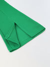Spunkies Girls Green Cotton Ribbed Legging