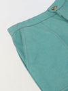 Spunkies Girls Green Graphic Print Button and Zip Straight Leg Flat-Front Trousers