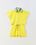 Fancy Yellow Girls Playsuit