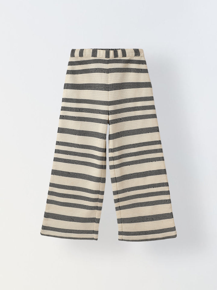 Black & White Stripe Co-Ord Set-Girls