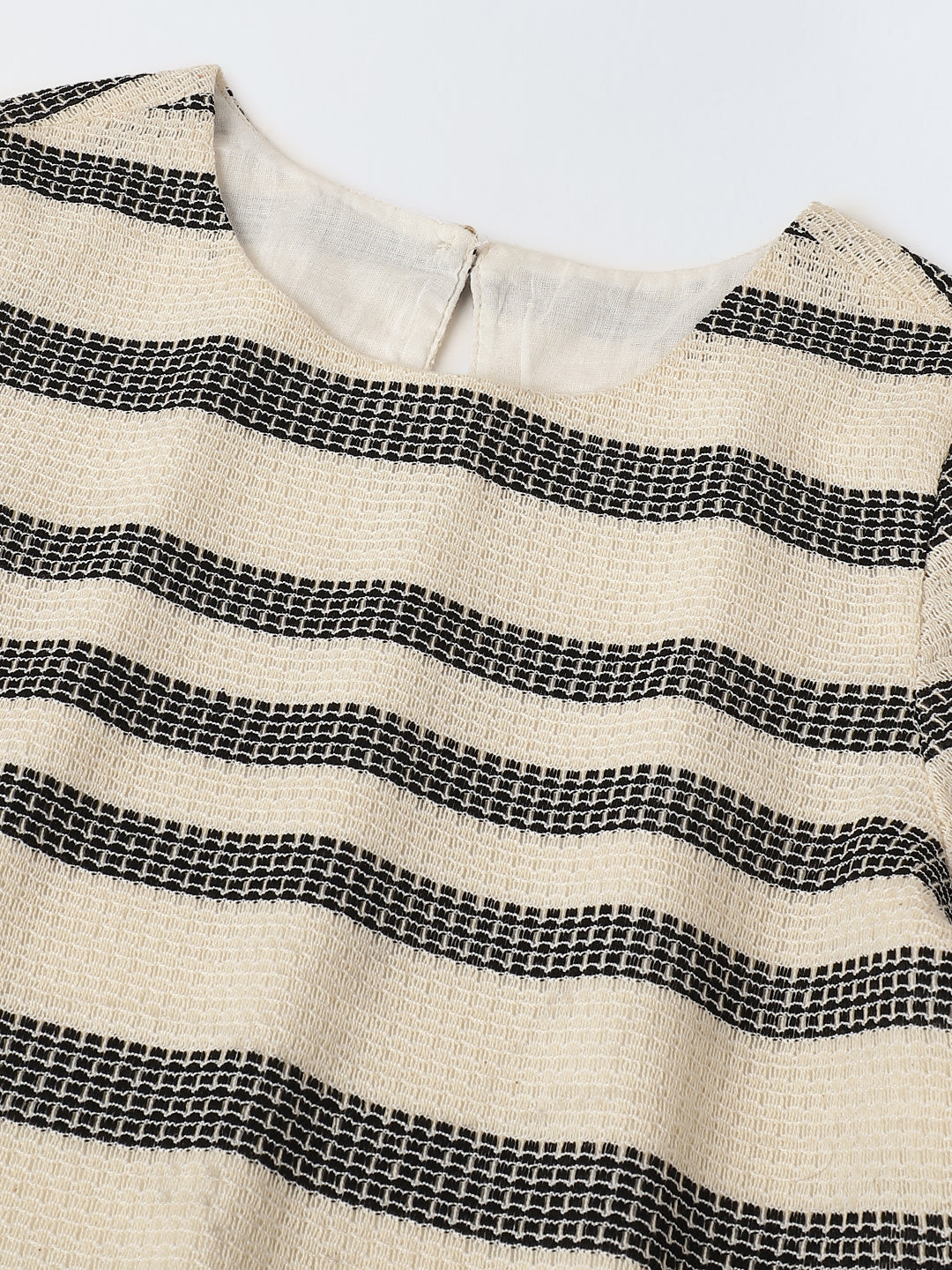 Black & White Stripe Co-Ord Set-Girls