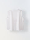 Everyday Heart Print Sleelevess Crop top (New)