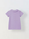 Spunkies Aqua Solid Collar Short Sleeves Polo T-Shirt