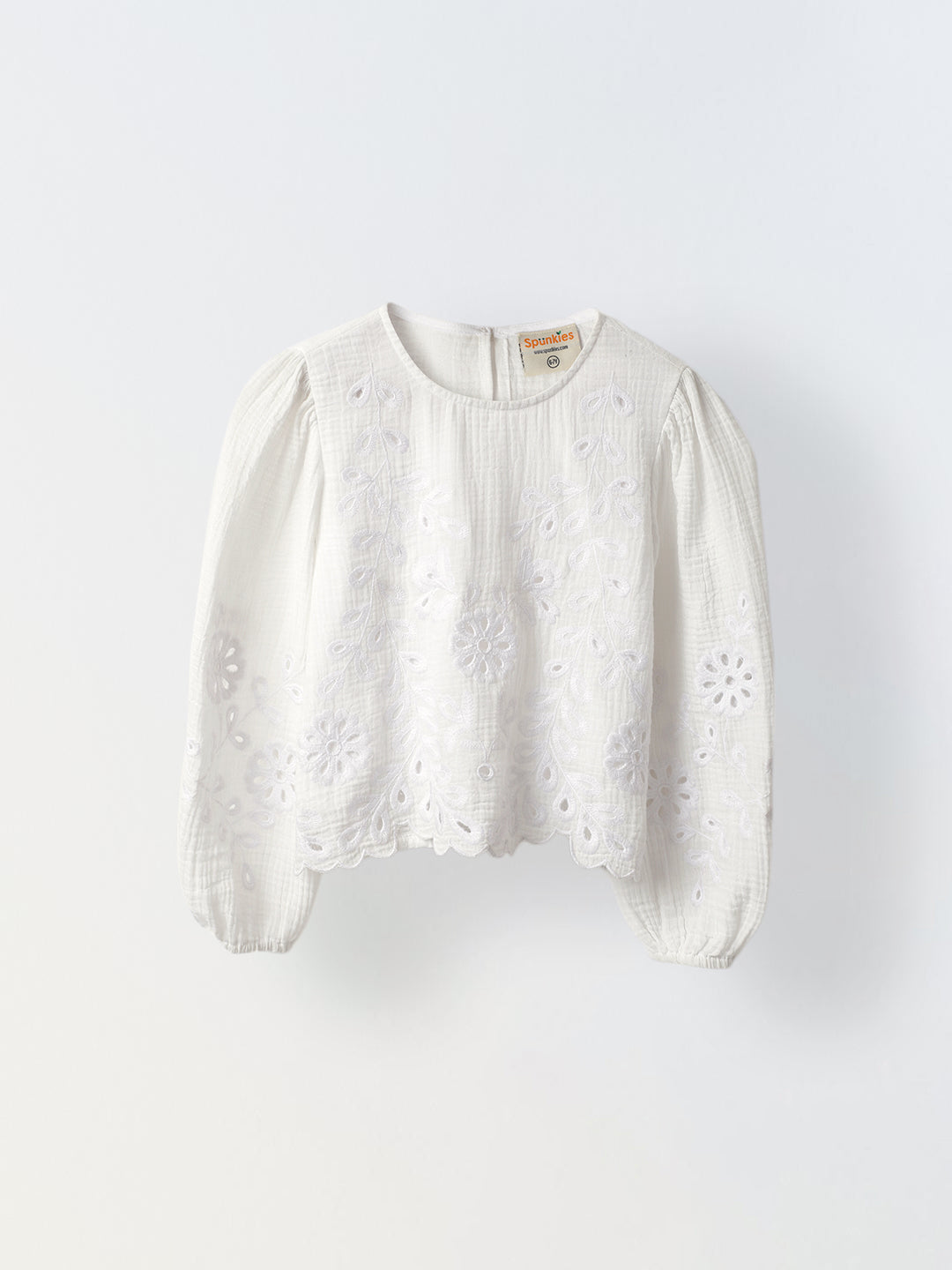 White Full Sleeves Top