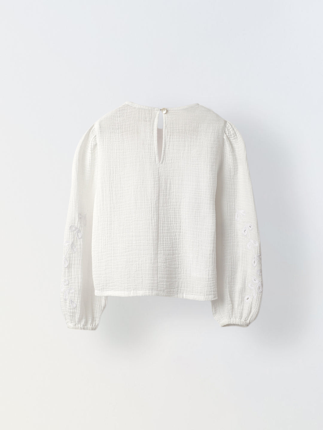 White Full Sleeves Top