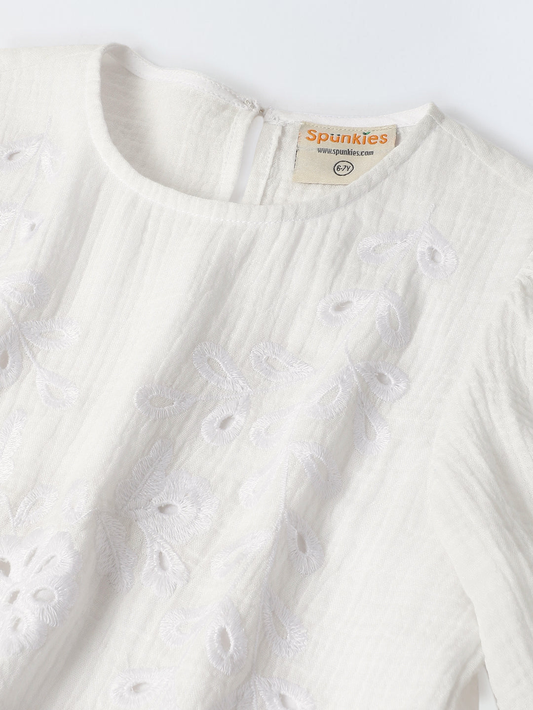 White Full Sleeves Top