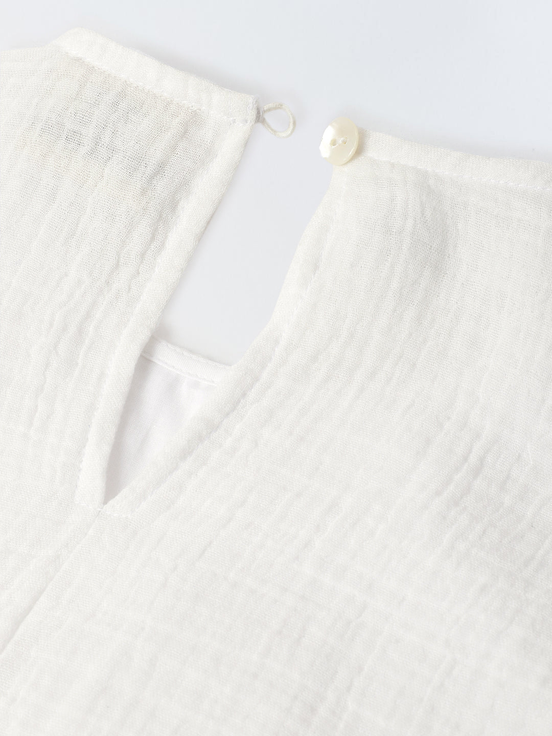 White Full Sleeves Top