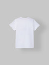 Spunkies White Boys Graphic Print Crew Neck Short Sleeves T-Shirt