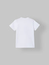 Spunkies White Boys Graphic Print Crew Neck Short Sleeves T-Shirt