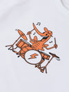 Spunkies White Boys Graphic Print Crew Neck Short Sleeves T-Shirt