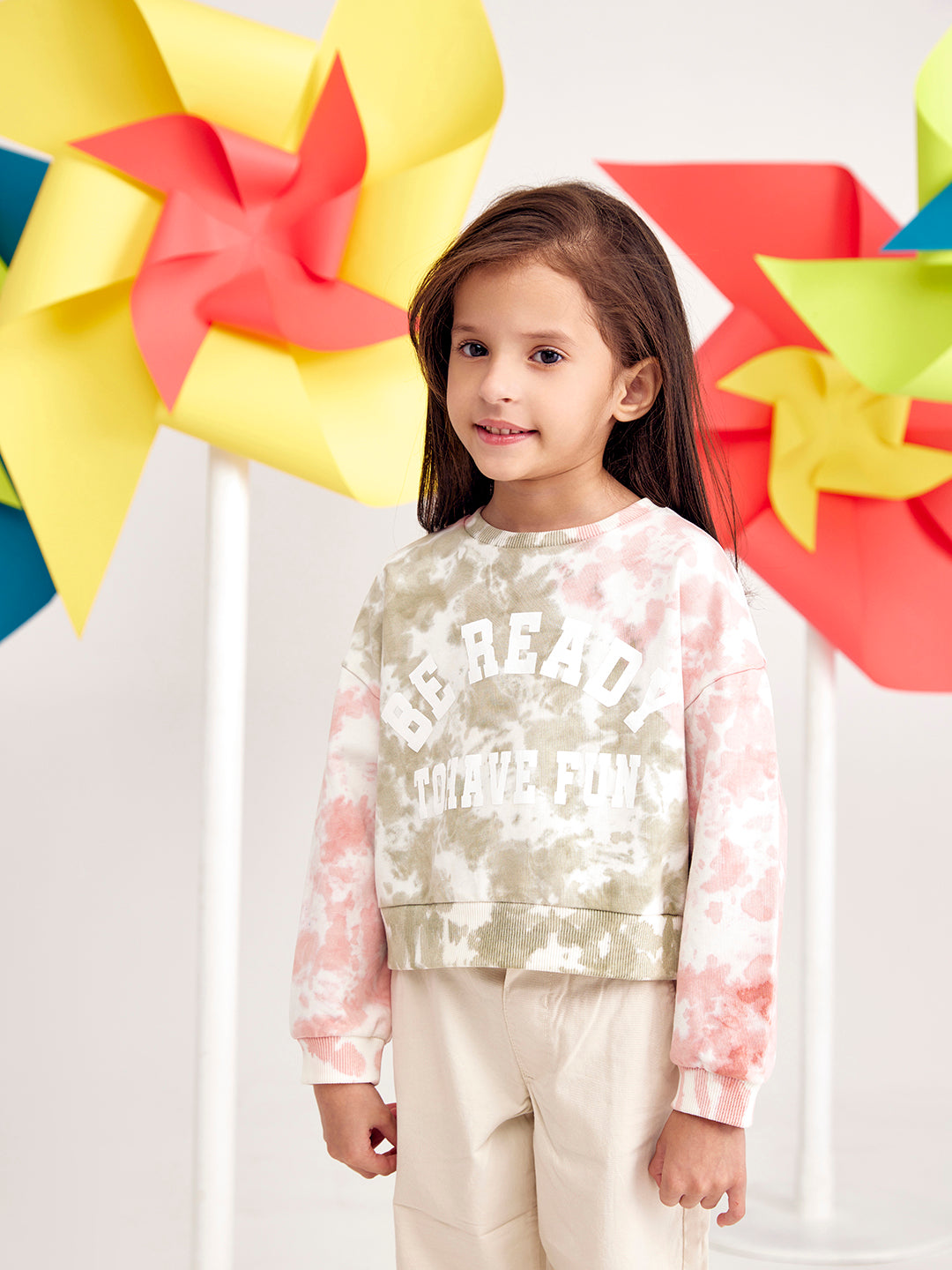 Trendy Sweatshirt With Tie-Dye Artistry – Spunkies