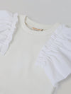 Girls Fashionable White Sleeveless Top