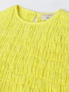 Yellow Cotton Gauze Wide Leg Co-ord Set
