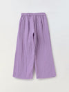 Lavender Cotton Gauze Wide Leg Co-ord Set