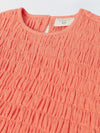 Coral Cotton Gauze Wide Leg Co-ord Set
