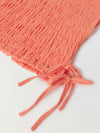 Coral Cotton Gauze Wide Leg Co-ord Set