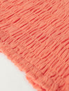 Coral Cotton Gauze Wide Leg Co-ord Set