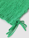 Green Cotton Gauze Wide Leg Co-ord Set