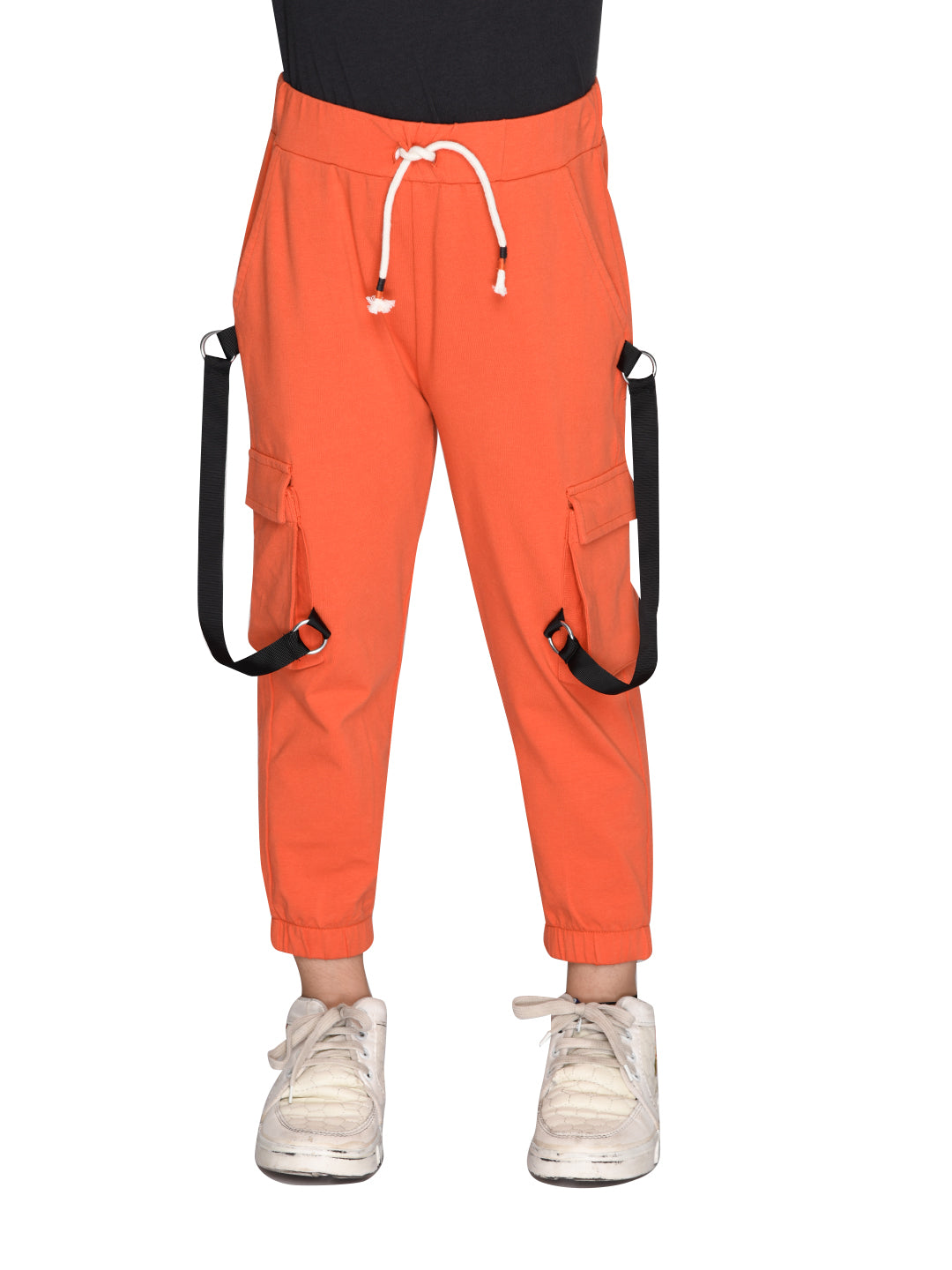 Combo of 2 Beige & Orange Jogger Boys for Ultimate Comfort