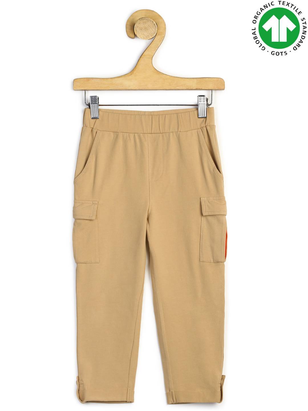 Combo of 2 Beige & Orange Jogger Boys for Ultimate Comfort