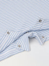 Infant Blue Stripe Cotton Collar Neck Romper