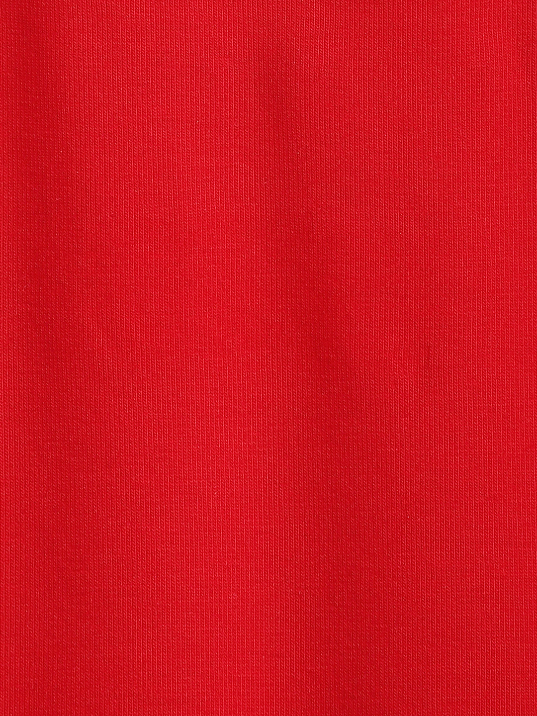 Infant Red Cotton Round Neck Romper