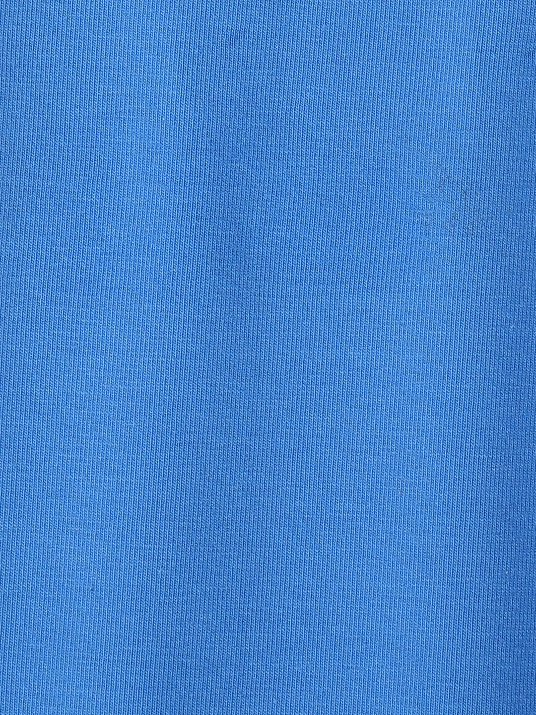 Infant Blue Cotton Round Neck Romper