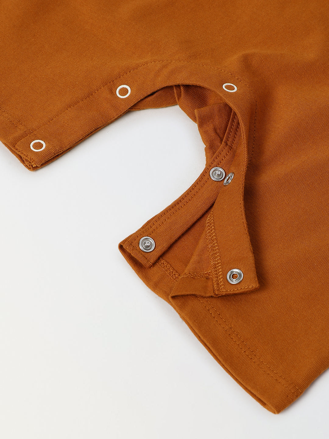 Infant Orange Cotton Jersey Romper